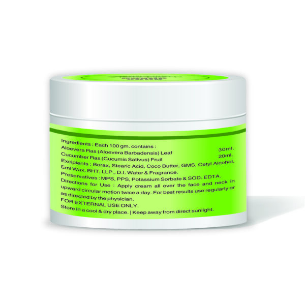 Aloe Herb Cream | Aloevera Cucumber Cream - Image 3